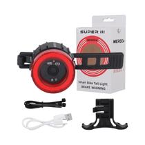 Lanterna Traseira De Bicicleta Com Carregamento USB E Alta Visibilidade, Luz Traseira Multifuncional