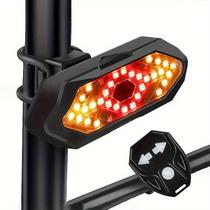 Lanterna Traseira De Bicicleta Com Controle Remoto Sem Fio USB, Acessórios Para Bicicleta De