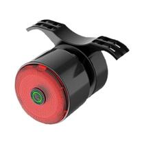 Lanterna Traseira De Bicicleta LED Vermelha USB À Prova d'Água Com Sensor De Freio Inteligente Para