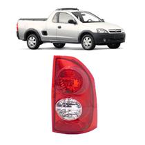 Lanterna traseira direita Chevrolet Montana 2003 a 2009 Bicolor - Cristal com Ré