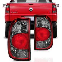 Lanterna Traseira Direita Saveiro G4 2006 a 2009 Vermelha Fumê