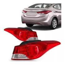 Lanterna Traseira Elantra 2011 2013 2013 Canto Bicolor