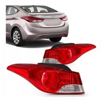 Lanterna Traseira Elantra 2011 2013 2013 Canto Bicolor