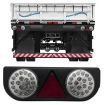 Lanterna Traseira Esquerda Braspoint Cristal Led 24v Carreta