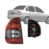 Lanterna traseira esquerda Chevrolet Corsa Sedan / Classic 2000 a 2010 - Fumê Lanterna traseira esquerda Chevrolet Corsa Sedan / Classic 2000 a 2010 - Fumê