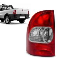 Lanterna Traseira Fiat Strada 2001 2002 2003 2004 Rubi Ré Cristal