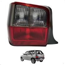 Lanterna traseira fiat uno fire 2004 a 2013 fume esquerdo