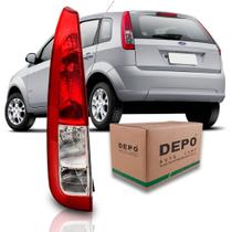 Lanterna Traseira Fiesta 2007 Á 2010 Hatch Bicolor