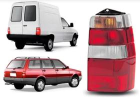 Lanterna traseira fiorino elba 1986 a 1997 com ré e pisca cristal lado direito Lanterna traseira fiorino elba 1986 a 1997 com ré e pisca cristal lado direito
