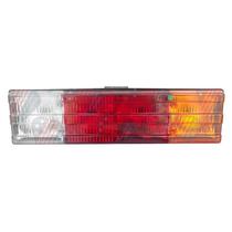Lanterna traseira - ford/ mb - lado esquerdo/ conector 5 vias/ com vigia/ tricolor em acrilico - pl07164229