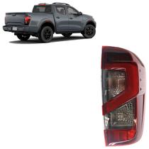 Lanterna Traseira Frontier 2022 2023 Led Bicolor Lente Lisa Acrílico Carcaça Preta