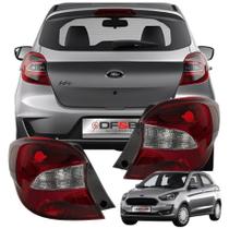 Lanterna Traseira Fumê Ford Ka Hatch 2019 a 2022 Bicolor