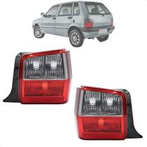 Lanterna Traseira Fumê Uno Fire 2004 2005 2006 2007 2008 2009 2010 2011 2012 2013 2014 Par