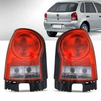 Lanterna Traseira Gol G4 06 A 11 Esquerda Fumê Com Aba Preta