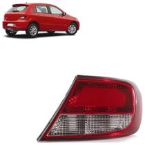 Lanterna Traseira Gol G5 2008 a 2013 Bicolor Estriado Acrílico