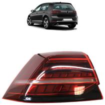 Lanterna Traseira Golf 2018 2019 2020 2021 Bicolor Led Canto Lente lisa Acrílico