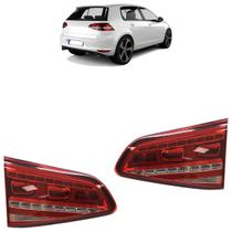 Lanterna Traseira Golf 2018 2019 2020 2021 Bicolor Led Canto Lente lisa Acrílico