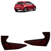 Lanterna Traseira Hb20 2020 2021 2022 Liso Acrílico Rubi Porta Malas Carcaça Preto