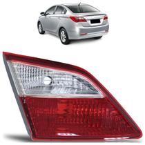 Lanterna Traseira Hb20s Sedan 2012 2013 2014 2015 Bicolor Porta Malas Lente Estriada Acrílico