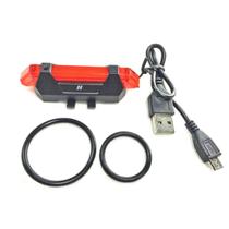 Lanterna Traseira High One 5 Funções Recarregavel USB