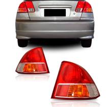 Lanterna traseira honda civic 2003 2004 2005 2006 cromada Lanterna traseira honda civic 2003 2004 2005 2006 cromada