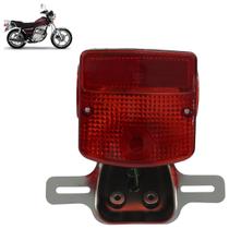 Lanterna Traseira Intruder 125 2005 2006 2007 2008 2009 2010 Vermelho Estriada Acrílico Lanterna Traseira Intruder 125 2005 2006 2007 2008 2009 2010 Vermelho Estriada Acrílico