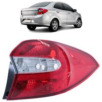 Lanterna Traseira Ka 2015 2016 2017 2018 Ka Sedan Lente Bicolor Lisa Acrílico