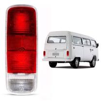 Lanterna traseira kombi clipper 1975 76 77 78 79 80 81 82 83 84 85 86 87 88 89 90 91 a 2009 vermelho