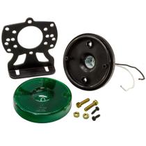 Lanterna Traseira Lateral Randon após 2000 89mm Verde Com Suporte - GF0.127.10VD