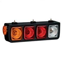 Lanterna Traseira Le Carreta compativel guer ra Sem Aba Diamantada Metalizada