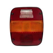 Lanterna Traseira LED 24V Ford Volks Marmitão Âmbar Lado Esquerdo Com Vigia Metalizado Lantersul Lanterna Traseira LED 24V Ford Volks Marmitão Âmbar Lado Esquerdo Com Vigia Metalizado Lantersul