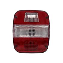 Lanterna Traseira LED 24V Ford Volks Marmitão Cristal Lado Direito Sem Vigia Metalizado Lantersul