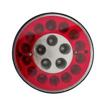 Lanterna Traseira Led Corujinha Refil Facchini Braspoint 19 Leds Luz Posição Freio Ré 12v 24v Bivolt