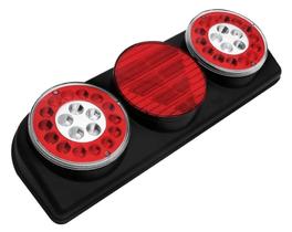 Lanterna Traseira Led Facchini Braspoint 4 Lado Esquerdo 24v