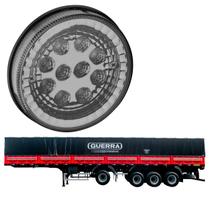 Lanterna Traseira LED Guerra 125mm Cristal Bivolt