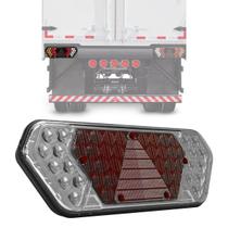 Lanterna Traseira Led Guerra Carreta 12v 24v Cristal Ld LE