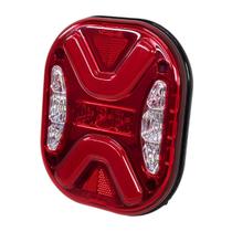 Lanterna Traseira LED MEX Vermelha Pisca Sequencial 12V Lanterna Traseira LED MEX Vermelha Pisca Sequencial 12V