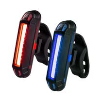 Lanterna Traseira LED Recarregável USB Ultra Brilhante À Prova d'Água Para Bicicletas