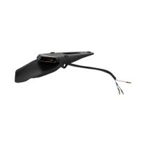 Lanterna Traseira LED Universal 12V Para Motocicleta Com Suporte Para Placa De Licença Para