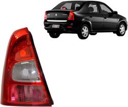 Lanterna Traseira Logan 11 12 13 14 15 Bicolor Acrílico Le