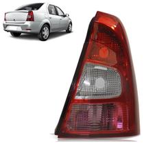 Lanterna Traseira Logan 2010 A 2013 Bicolor Ré Rosa