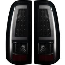 Lanterna traseira MiKaFex Chevy Silverado 2003-2006 LED fumê Lanterna traseira MiKaFex Chevy Silverado 2003-2006 LED fumê