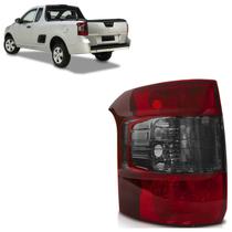 Lanterna Traseira Montana 2011 2012 2013 Bicolor Liso Acrílico Fumê