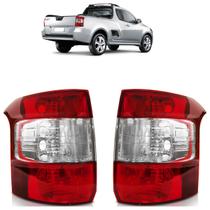 Lanterna Traseira Montana G2 2011 a 2019 Bicolor Liso Acrílico