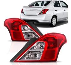 Lanterna Traseira Nissan Versa / 11 a 19 - Lado Esquerdo (Motorista)