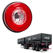 Lanterna Traseira Noma 125mm Corujinha Metalizada Luz Ré Lanterna Traseira Noma 125mm Corujinha Metalizada Luz Ré