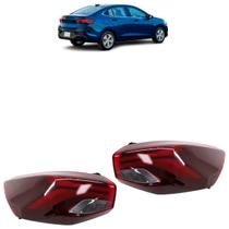 Lanterna Traseira Onix Plus 2020 A 2025 Bicolor LED Canto