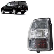 Lanterna Traseira Pajero Full 4 Portas 2008 2009 2010 2011 2012 2013 2014 Bicolor Lente Estriada Acrílico