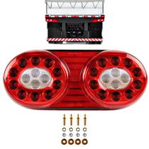 Lanterna Traseira para Caminhão Carreta Baú LED 12 Volts LD
