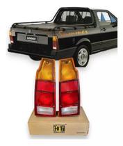 Lanterna Traseira Parati Saveiro Quadrada 91 92 93 94 95 96 Tricolor